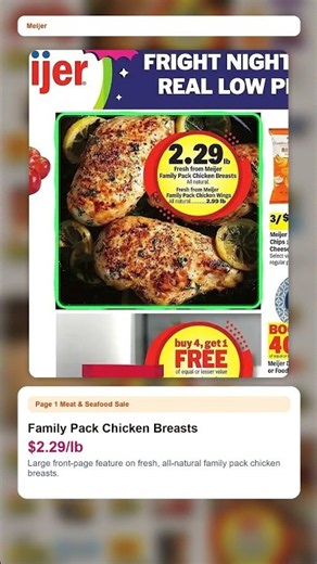 Meijer Weekly Ad (10/28/26 - 11/3/26) Top 5 Deals #shorts