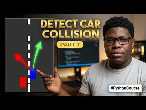 Make a 2D Racer with Python | PART 7 | Detect Car Collision