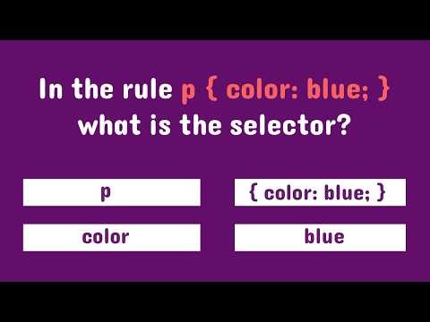 CSS Syntax Quiz 🧠💻 | 10 MCQs with Answers for Beginners