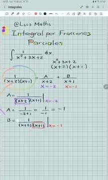 Integral por fracciones parciales Heaviside Ejemplo 2