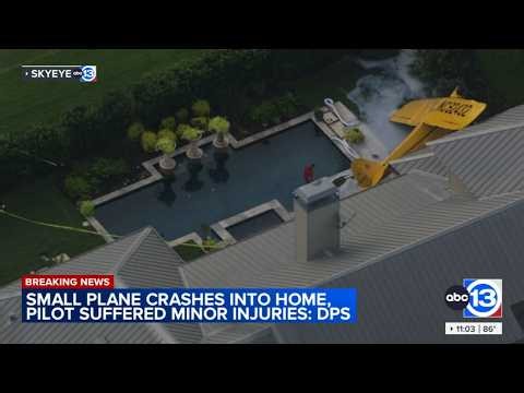 Small plane lands on top of Fulshear-area home; pilot taken to the hospital, Texas DPS says