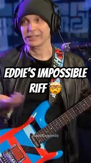 Joe Satriani Reveals Eddie Van Halen’s HARDEST Riff 🤯🎸 #guitar #eddievanhalen #shorts