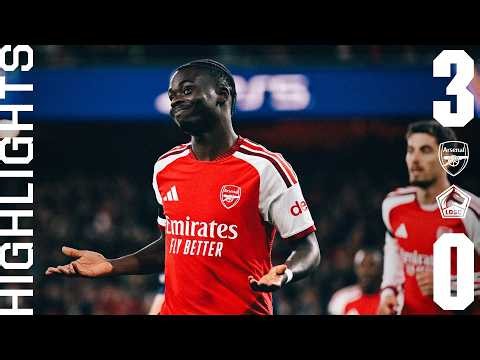 TIMBER, EZE & SAKA GOALS MAINTAIN 100% CHAMPIONS LEAGUE START | HIGHLIGHTS | Arsenal vs Lille (3-0)