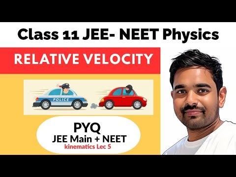Relative Velocity in 1D | Police & Thief Problems 