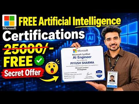 (Official) Microsoft Free Artificial Intelligence Certification Course | AI Engineer Courses