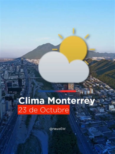☁️🌧️ ¡Monterrey se prepara para un viernes de nubes y posibles lluvias! Este 23 de octubre, el ambiente estará más fresco, con humedad elevada y posibilidad de chubascos durante la tarde. ¿Qué planes tienes para este viernes: salir a disfrutar la ciudad o quedarte en casa con el clima fresco? 🌥️ #Monterrey #Clima #Lluvias #ViernesFresco #PlanesDeFinDeSemana