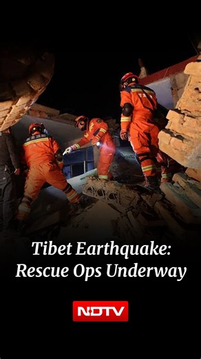 Police Respond As Magnitude 7 Earthquake Struck Tibet
