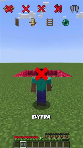 Jumping Through Creeper Gap vs Different Items Help #shorts #meme #minecraft