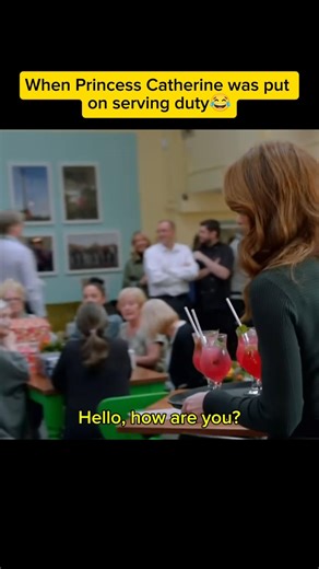 When Princess Catherine was put on serving duty😂
