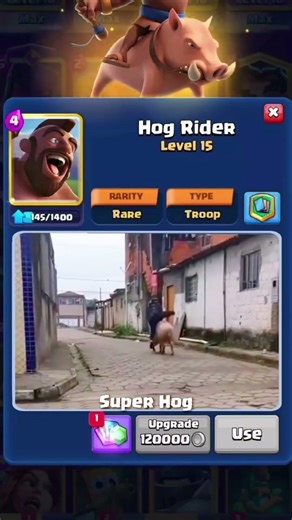 Hog Rider IRL 💀
