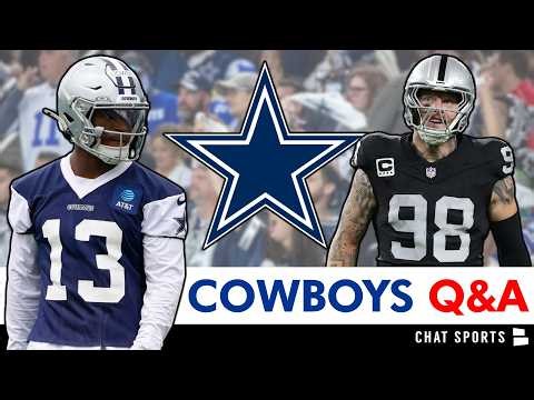 Cowboys Rumors On Maxx Crosby Trade, Caleb Downs & Jordyn Brooks vs. Tyrel Dodson | Mailbag