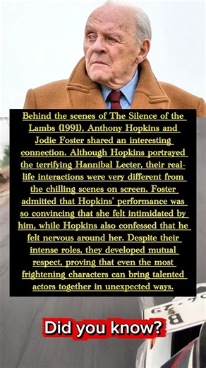 Anthony Hopkins and Jodie Foster’s Unexpected Bond Behind the Scenes