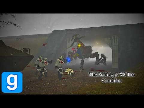 Gmod realism The Prototype VS The combine NPC Battle