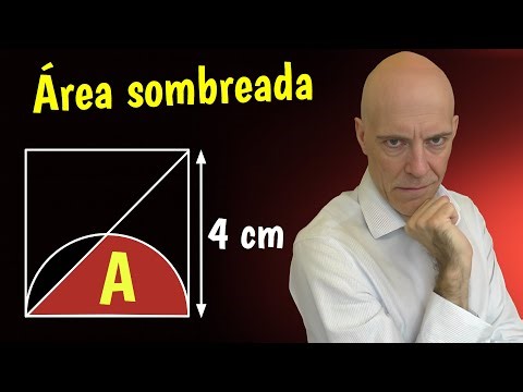 Very few can find the shaded area of ​​this square-semicircle-diagonal system🧐