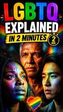 LGBTQ Explained in 2 Minutes | Meaning of Lesbian, Gay, Bisexual, Transgender & Queer | Simple Guide