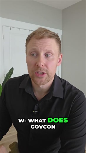 What Does GovCon Means To You #shorts