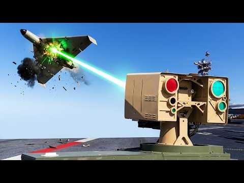 US Navy's NEW Laser Weapon DESTROYS Enemy Drones!
