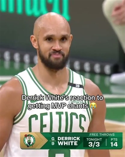 Derrick White was confused 😂