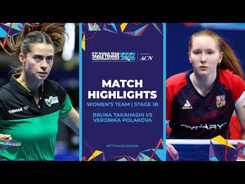 Bruna Takahashi vs Veronika Polakova | WT - Groups | #ITTFWorlds2026