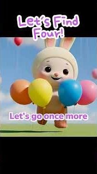 Find FOUR! 🐰 Can you count 4? | Let’s find four