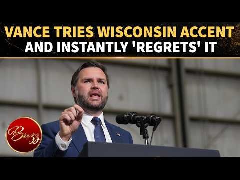 JD Vance's Speech Takes Awkward Turn With FAILED Wisconsin Accent Attempt | WATCH