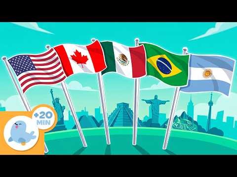 FLAGS of the WORLD CUP and More 🌎🚩 The AMERICAS