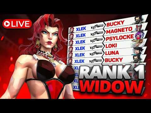 🔴LIVE🔴 RANK #1 REWORKED Black Widow in Marvel Rivals | What Do You Think?