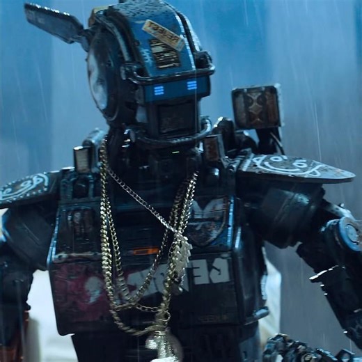 Chappie (2015) | “Life Is Hard…” — Chappie Learns Survival by Watching the Dogs 🐶🤖💔