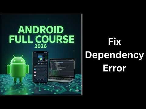 Android Studio Dependency Requires Libraries Error Fix | Step-by-Step Guide