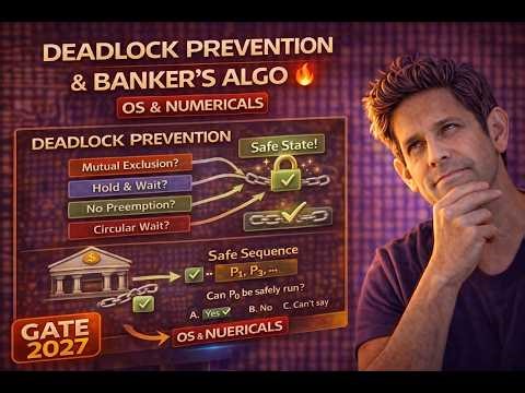 Deadlock Prevention & Banker’s Algorithm 🔥 | Safe State Explained | OS GATE 2027