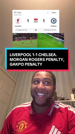 LIVERPOOL 1-1 CHELSEA. MORGAN ROGERS PENALTY, GAKPO PENALTY #liverpool #chelsea #rogers #gakpo