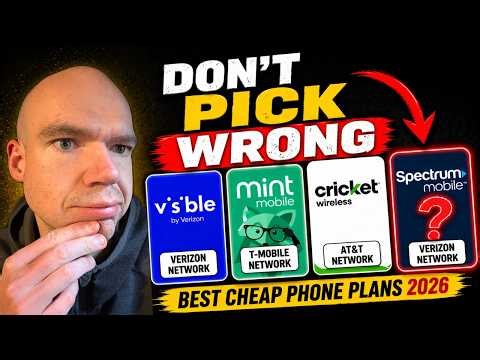 Best Cheap Phone Plans 2026 - Visible, Mint, Cricket & Spectrum