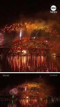 Sydney rings in new year with fireworks display