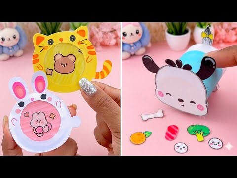 10 Easy craft ideas / miniature craft / Paper craft/ how to make /DIY school project/ Helena's Craft
