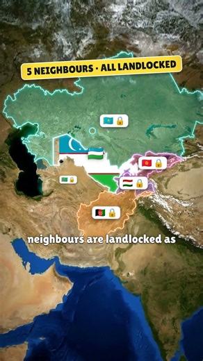 Why Only 2 Countries Are Doubly Landlocked 🇱🇮🇺🇿🤯