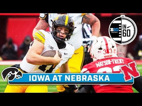 Iowa at Nebraska | Nov. 29, 2025 | B1G Football in 60