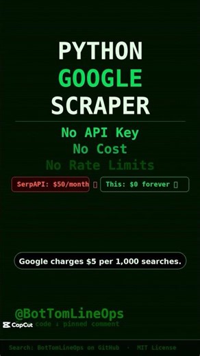Scrape Google SERP for Free