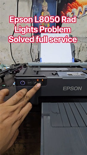 Epson L8050 Rad Lights Problem Solved full service#epson #services #printersupportsoftware