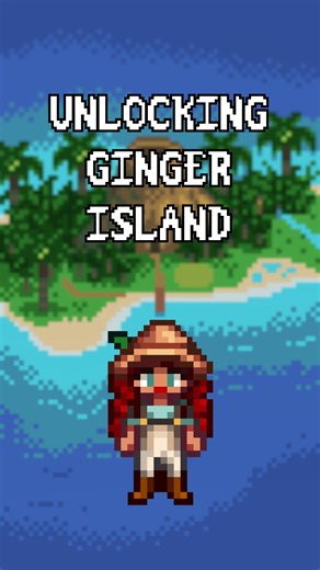 The FASTEST way to unlock Ginger Island in Stardew Valley #stardewvalley