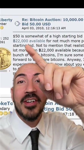 10,000 Bitcoin = $50? (TOO HIGH)