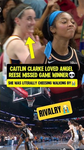 Caitlin Clarke was LAUGHING at Angel😭