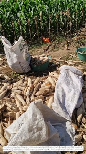 Manual Corn Harvest: How Organized Collection Turns Harvest into Transport-Ready Produce 