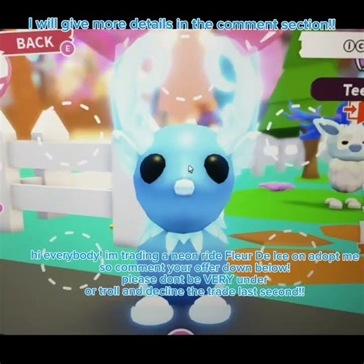 adopt me trade! #adoptme #trade #reels 