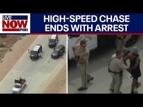 CHP pursuit of stolen work truck ends with arrest