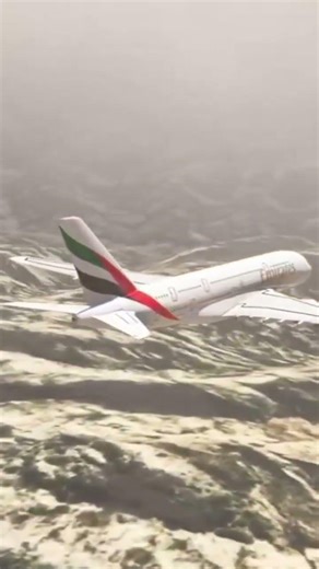 This A380 Landing Gets Better Every Loop #aviation #satisfying