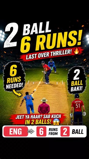 Can Bumrah Save India? 🤯 6 Runs in 2 Balls – IND vs ENG #cricket #shorts #shortsfeed