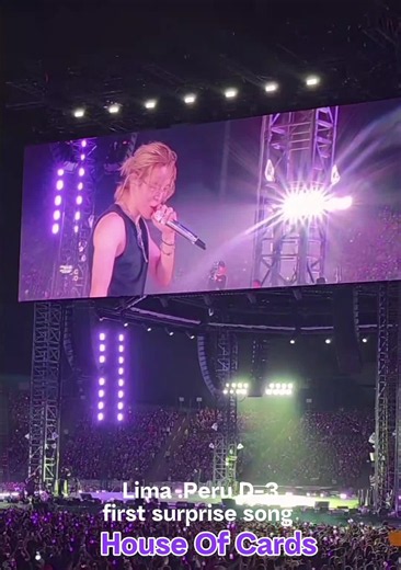 House of Cards LIMA Peru fancam — ARIRANG World Tour D-3