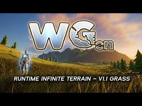 WorldGen V1.1 — Dense Grass System for Infinite Procedural Terrain (UE5)