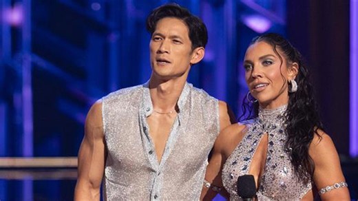 DWTS' Jenna Johnson, Harry Shum Jr. react to Carrie Ann Inaba's lift critique