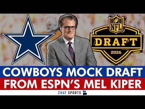 Dallas Cowboys Mock Draft From Mel Kiper: NEW Picks For Dallas After 2026 NFL Free Agency